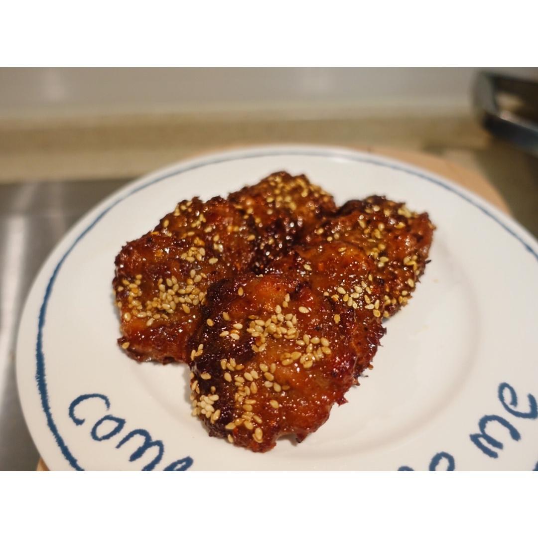 肉感十足会爆汁的蜜汁猪肉干
