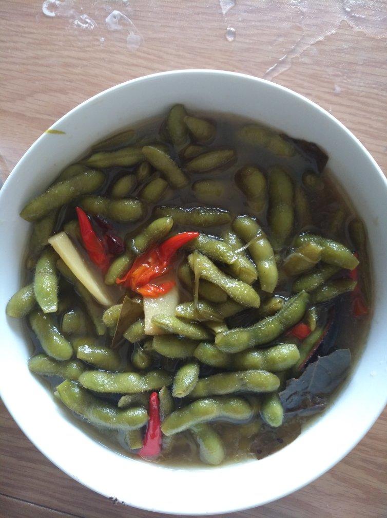 香辣煮毛豆.五香毛豆