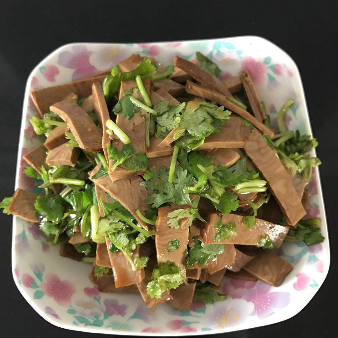 香干拌香菜