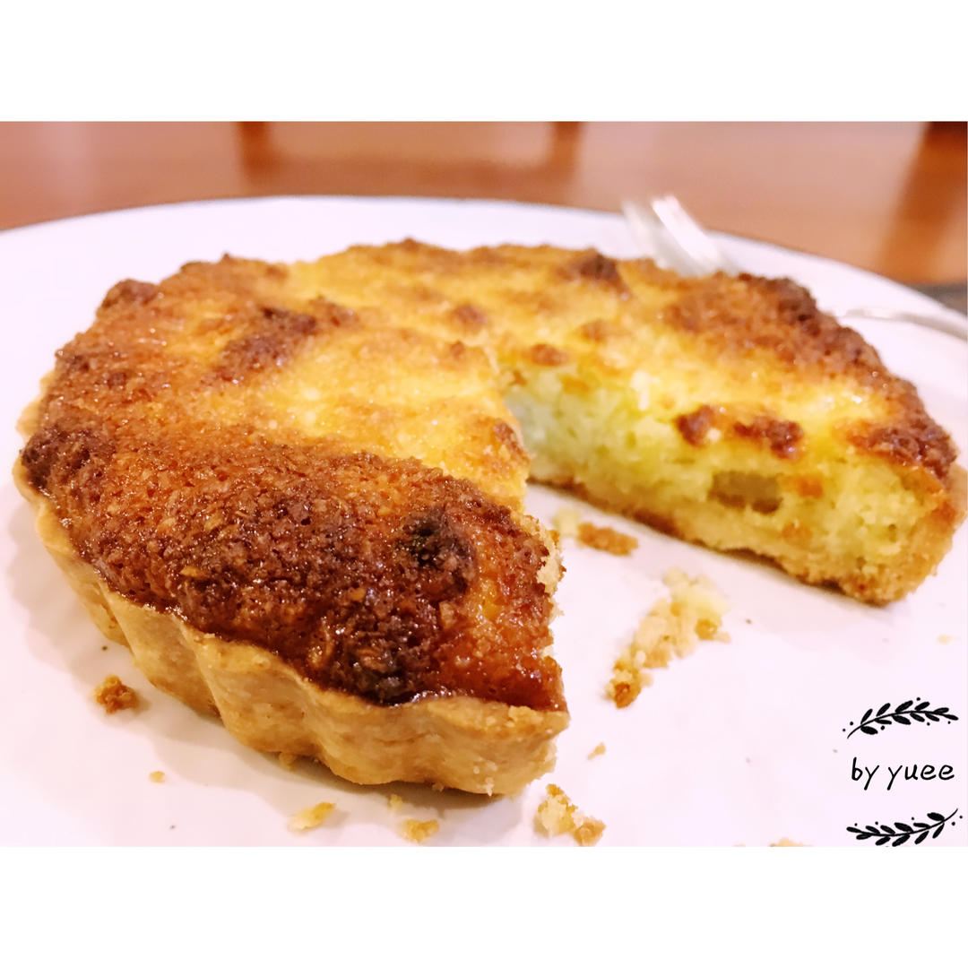 大雨文做的焦糖香蕉派