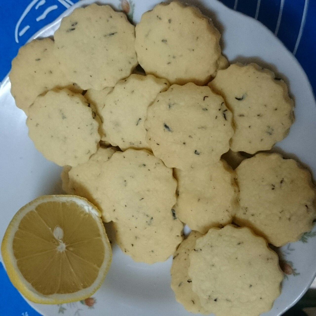 茉莉花茶柠檬饼干