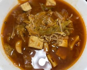 韩式辣白菜豆腐汤的做法 步骤5