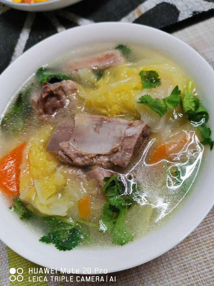 小白菜炖排骨