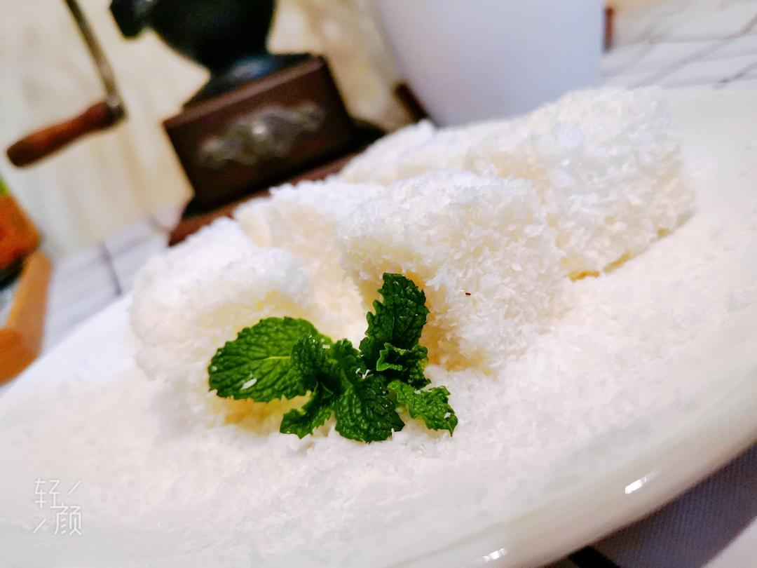 椰蓉牛奶小方（不用淡奶油，炼奶）