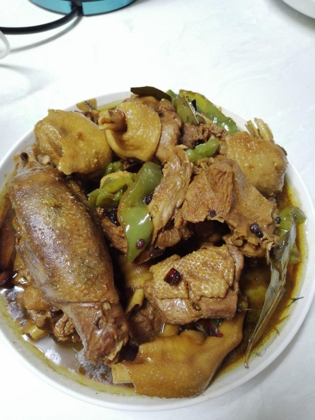 红烧鹅肉
