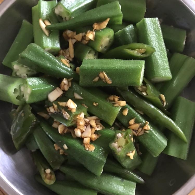凉拌秋葵