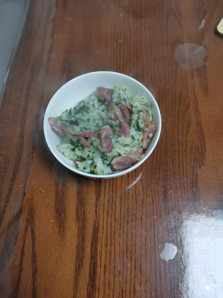 香肠青菜饭