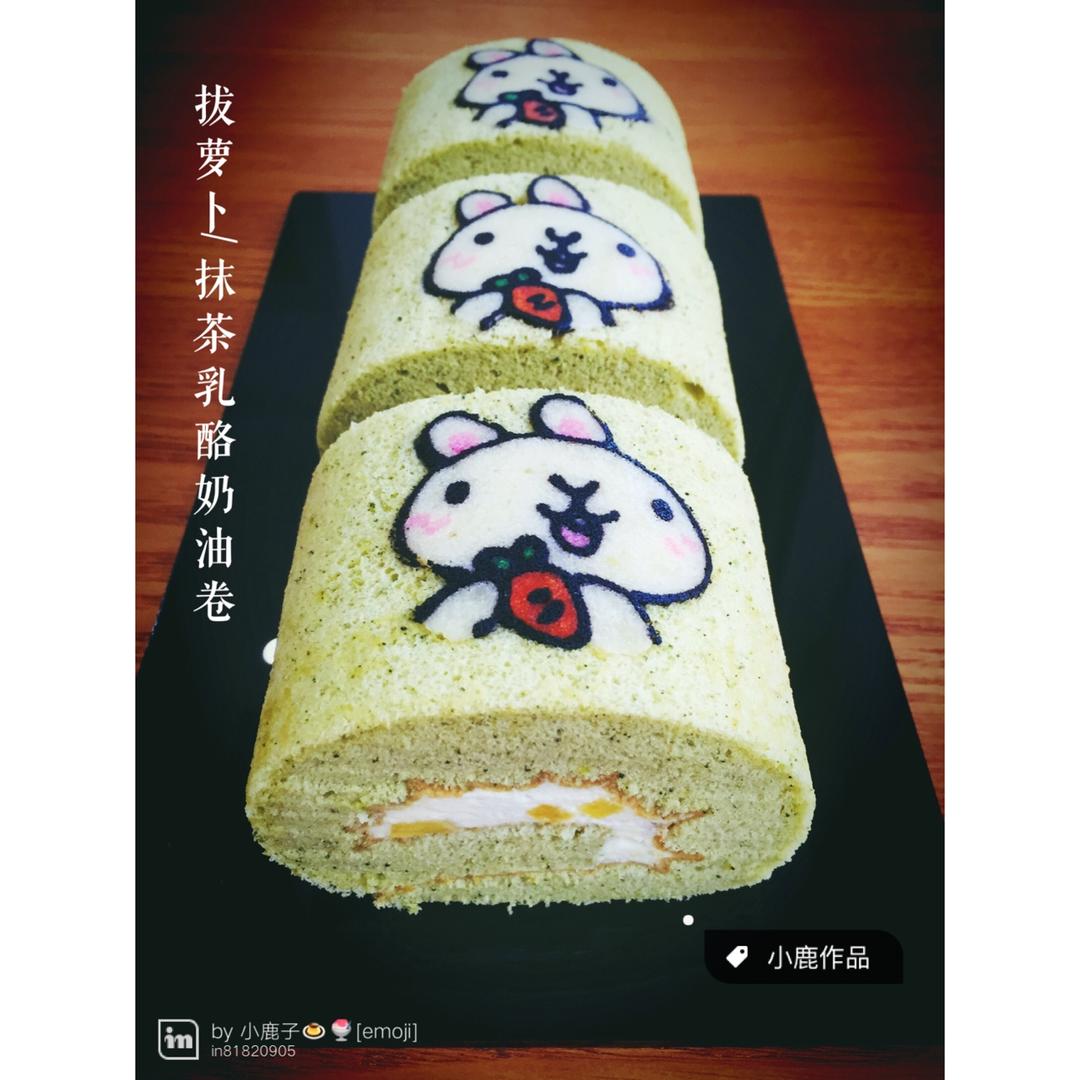 细腻零消泡彩绘蛋糕卷图案面糊制作方法