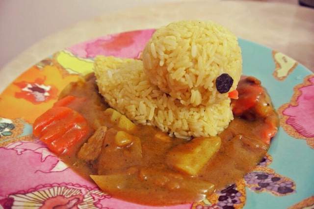 b.duck大黄鸭洗澡黄金咖喱饭