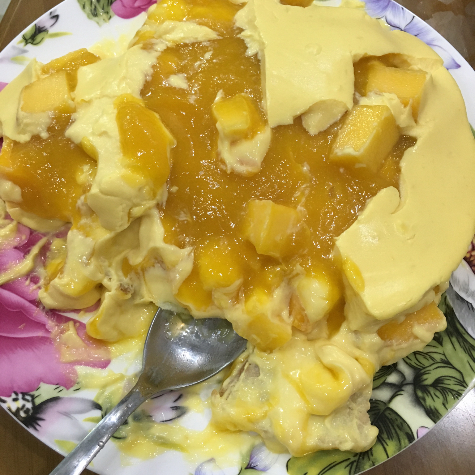 《Tinrry下午茶》教你做芒果流心慕斯（6寸配方）