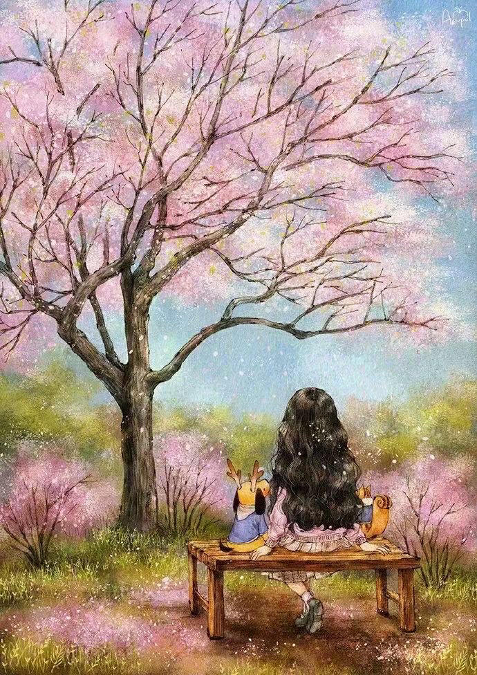 美丽的春天吧