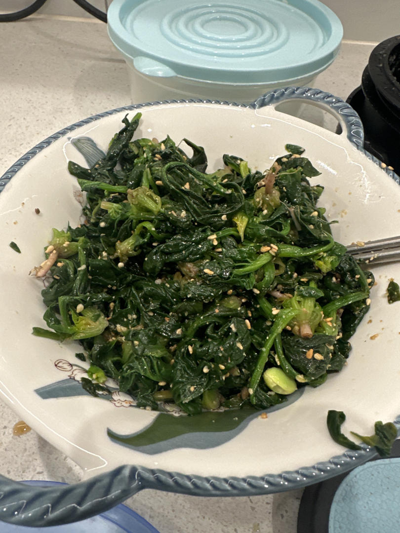 日式凉拌菠菜
