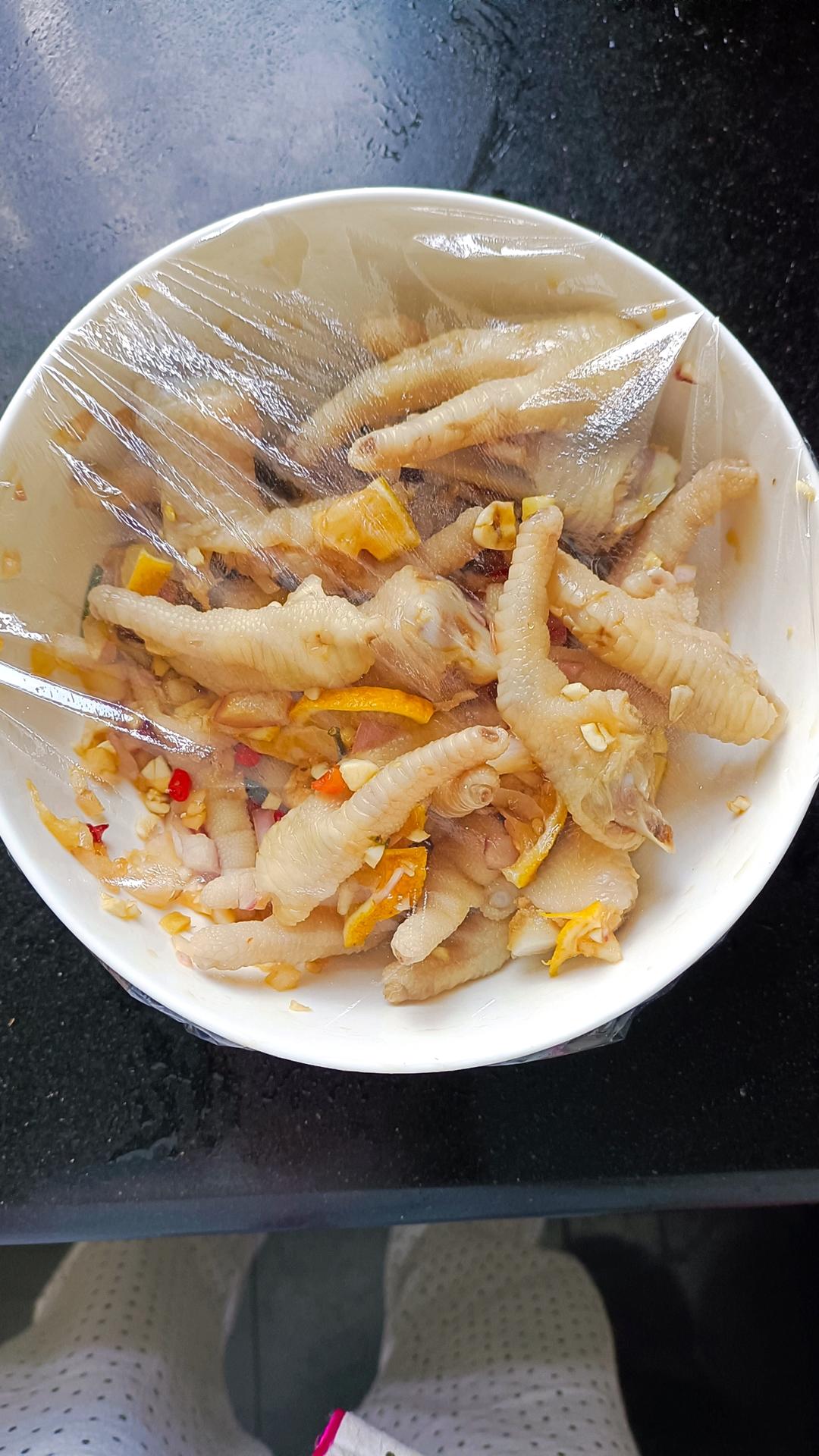 【柠檬酸辣鸡爪】自制超级无敌美味的网红鸡爪