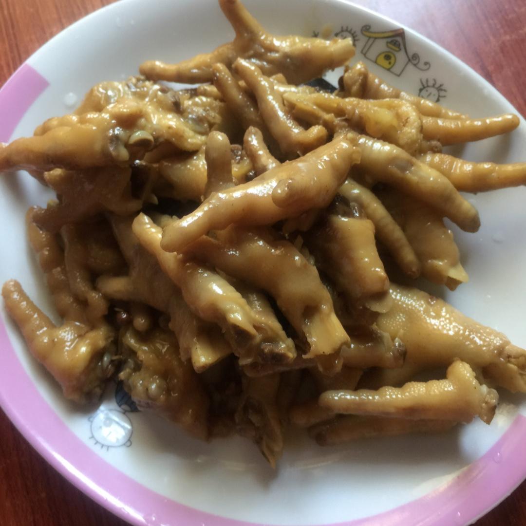 秘制红烧鸡爪
