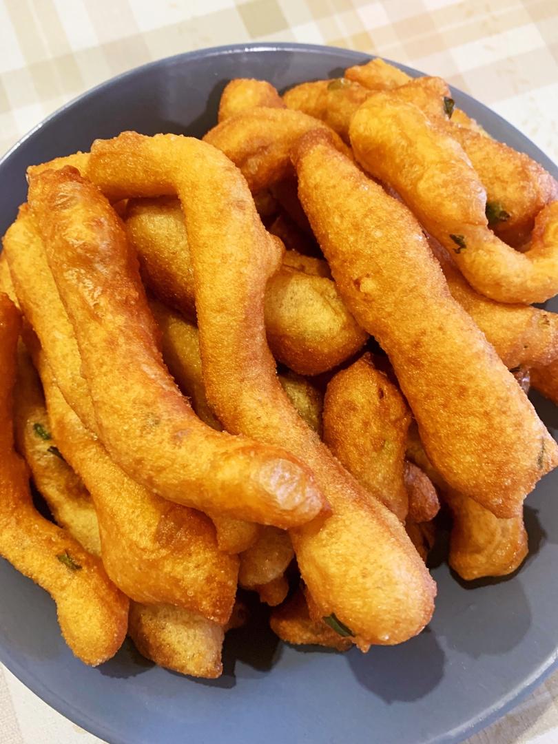 晓烘焙做的妈妈教做葱香小油条