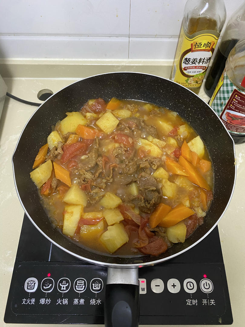 番茄土豆炖牛腩