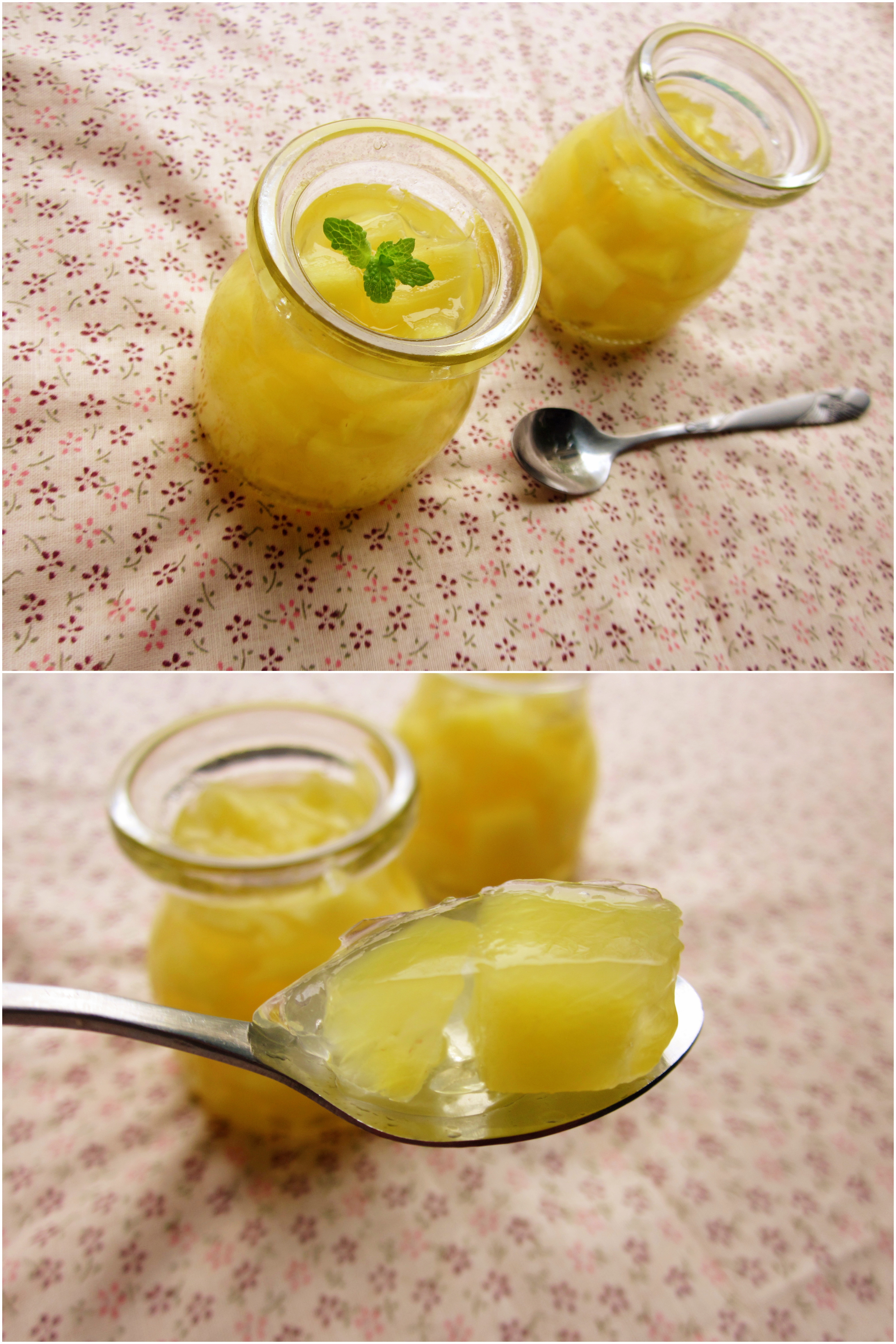 胡萝卜熊做的菠萝果冻