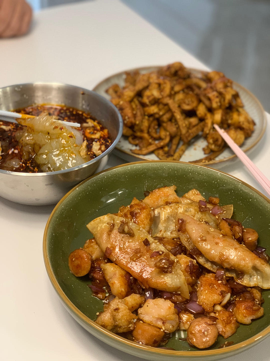 铁板虾滑