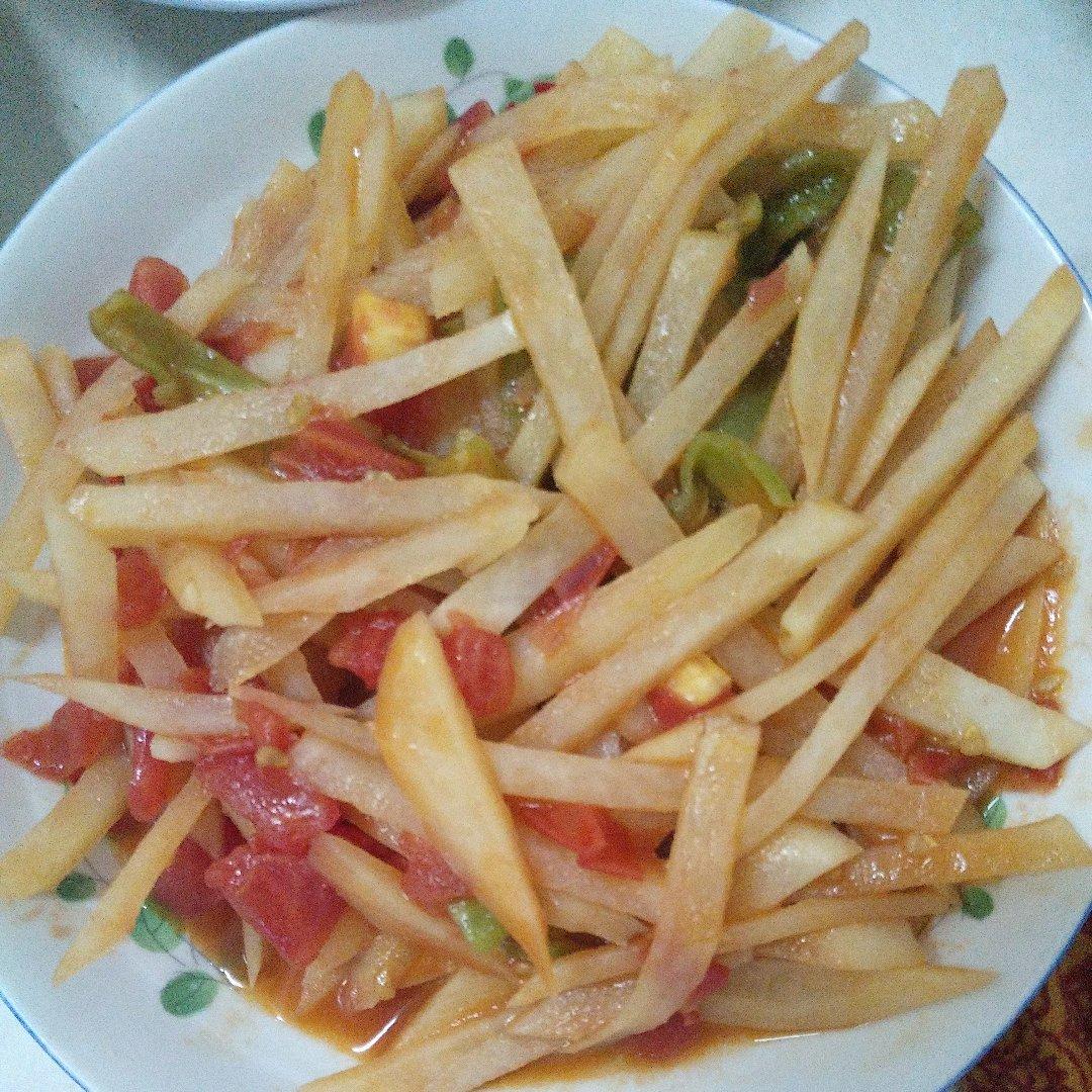 西红柿土豆丝