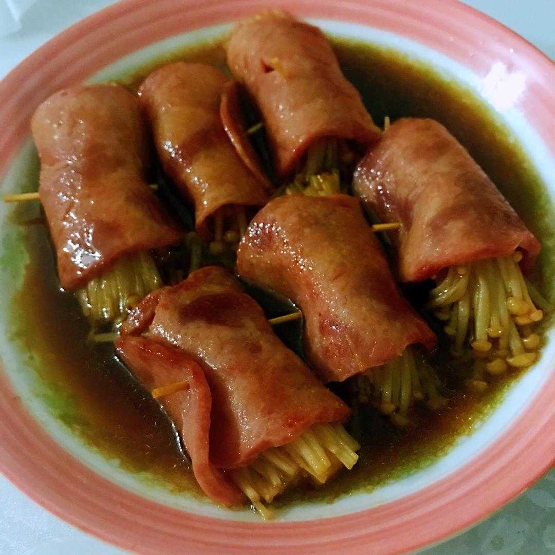金针菇培根卷