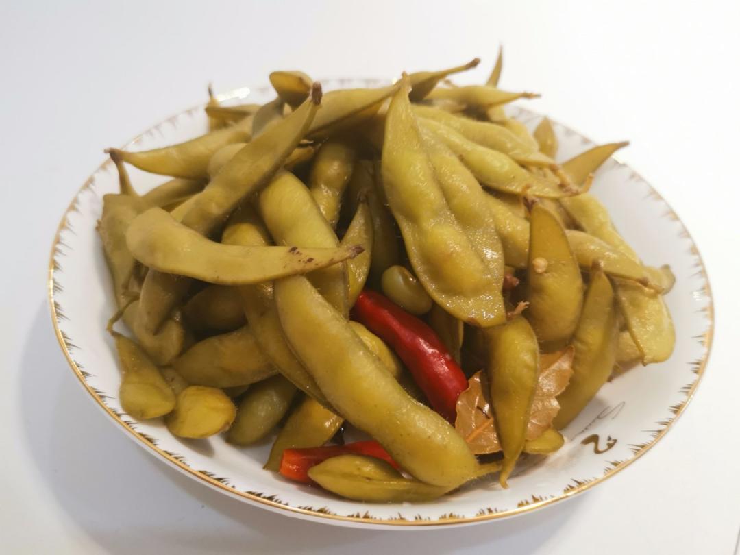香辣煮毛豆.五香毛豆