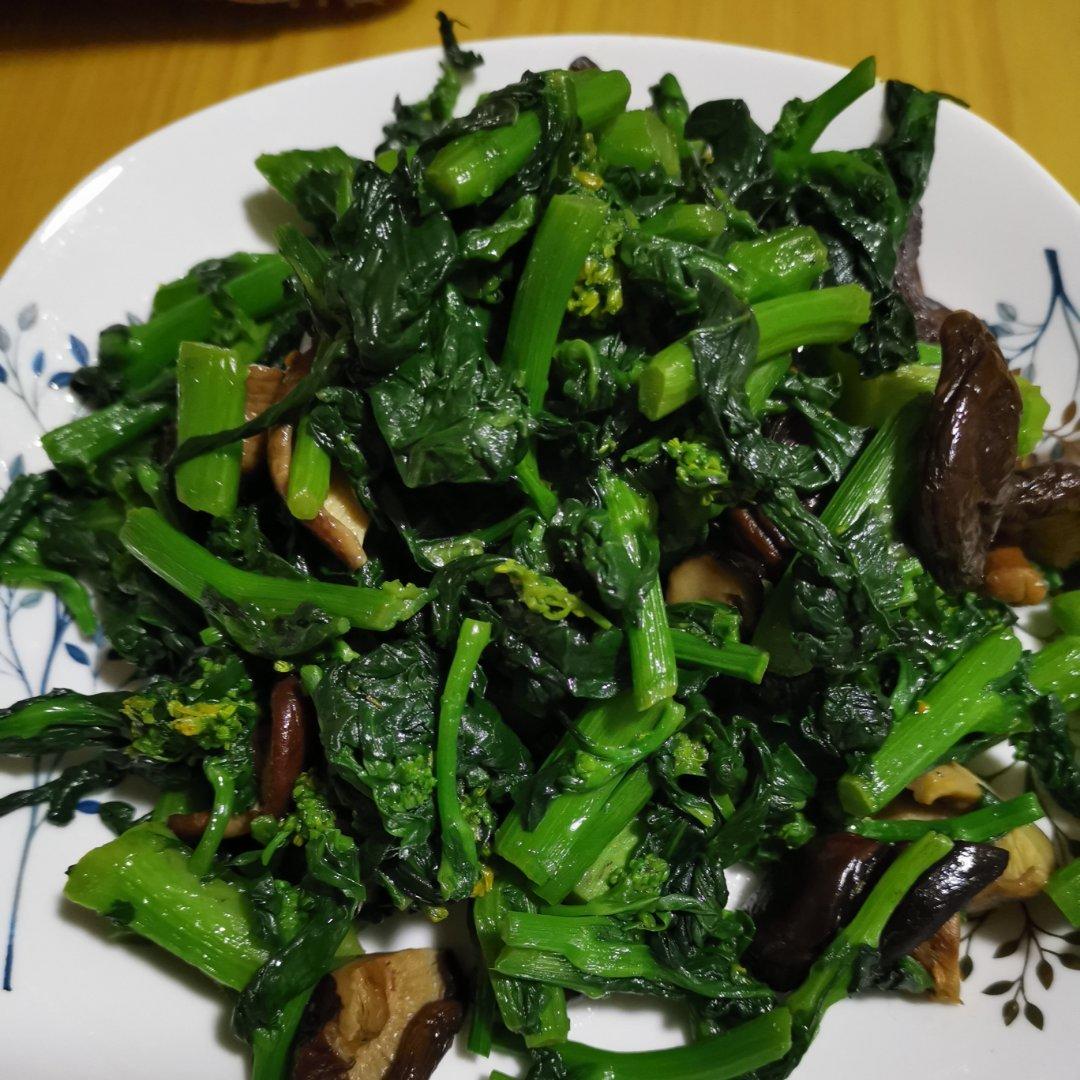 清炒菜心香菇