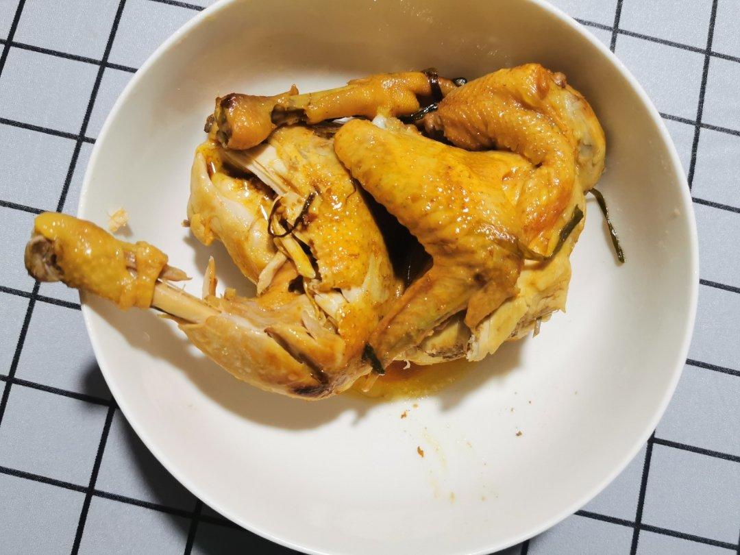 电饭煲盐焗鸡