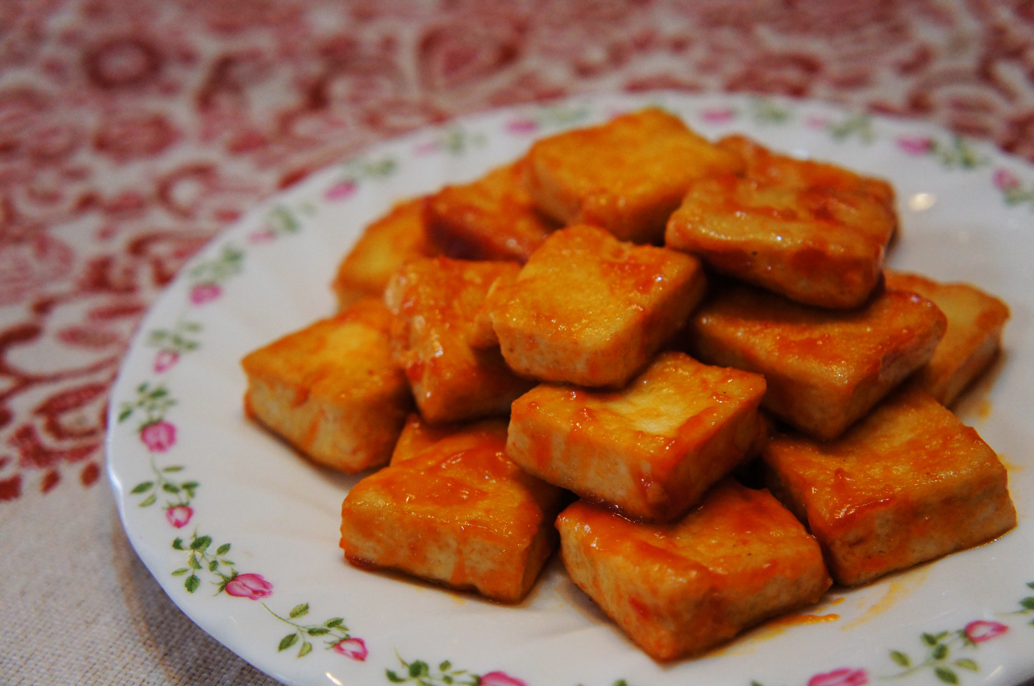 茄汁脆皮豆腐