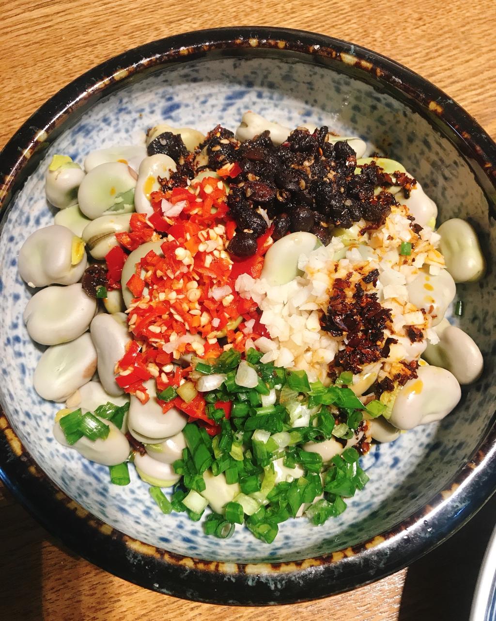 剁椒拌胡豆（蚕豆）
