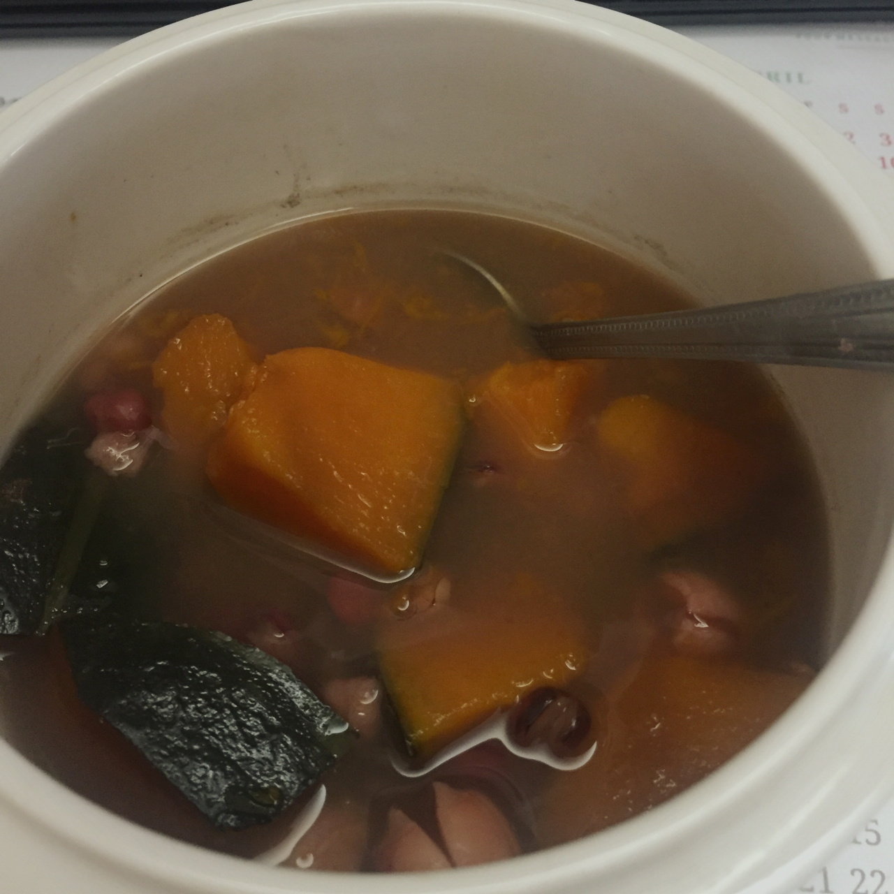 红豆薏米南瓜汤