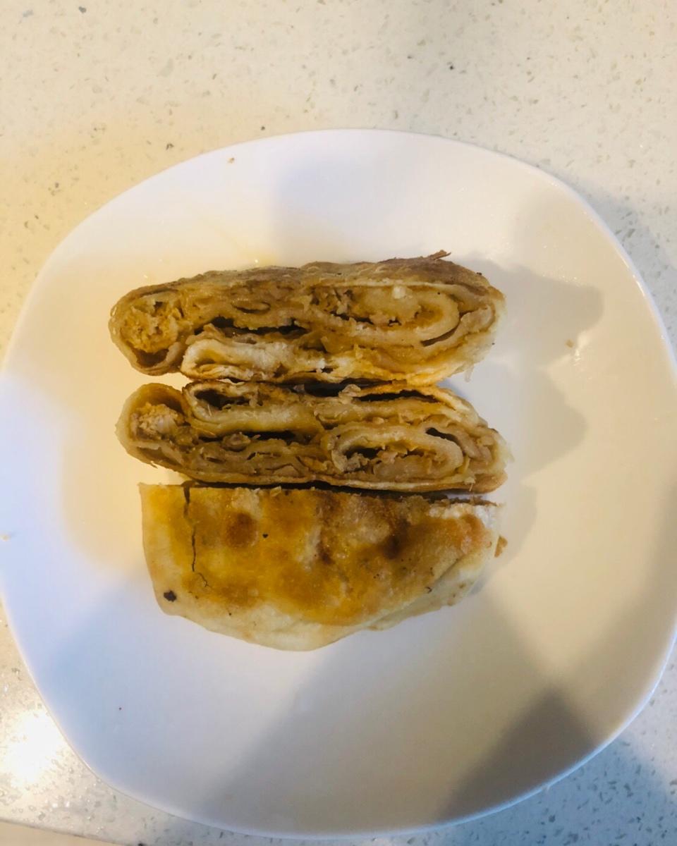 葱香牛肉千层饼