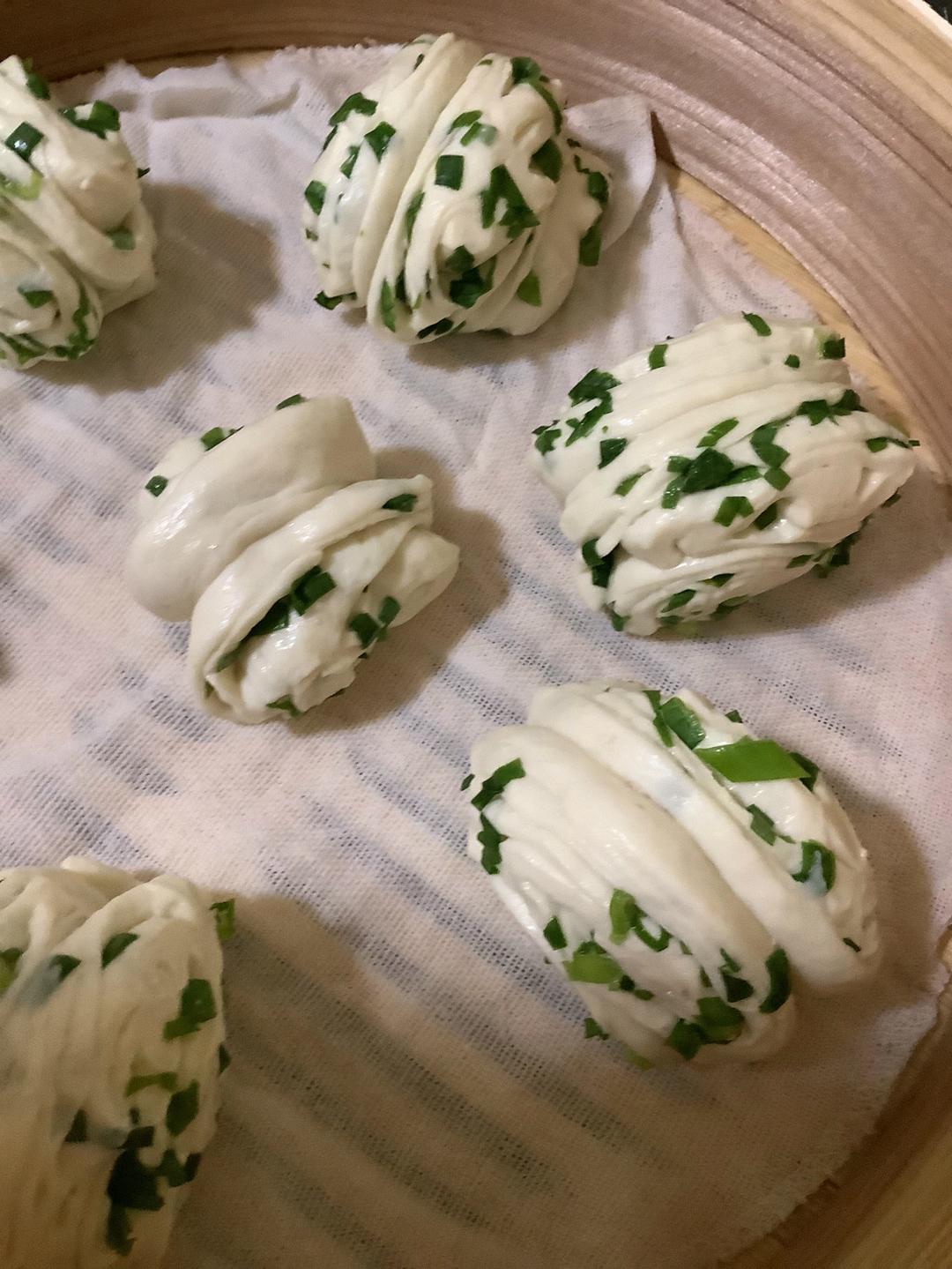 香葱花卷（香葱保持绿色诀窍）