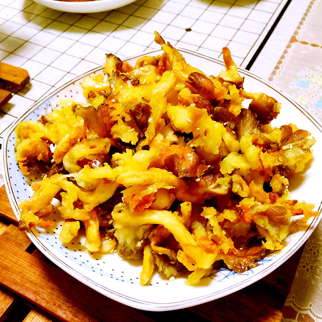 干炸蘑菇（家乡版）