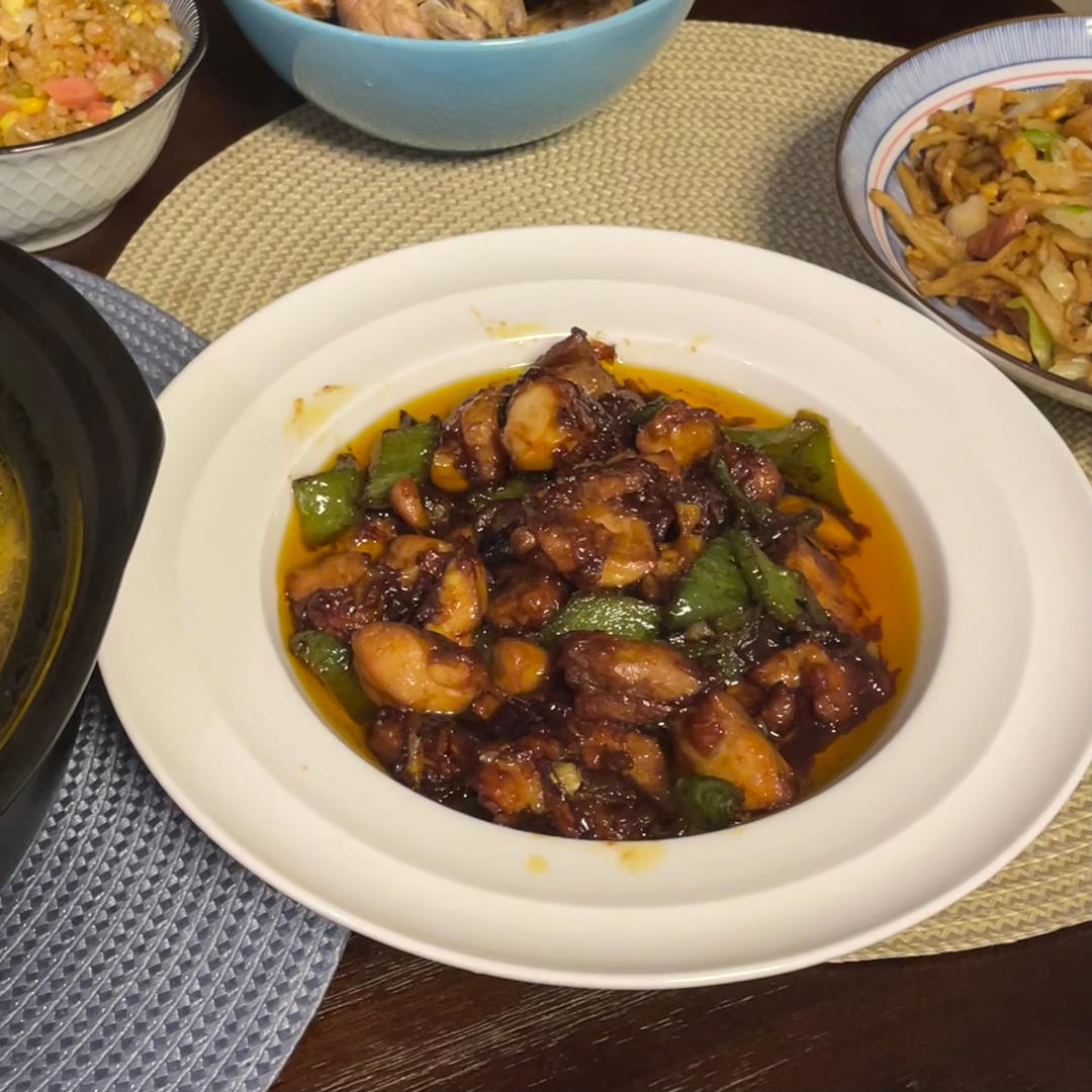 青椒甜辣鸡