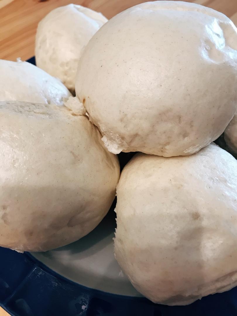 老面戗面白馒头