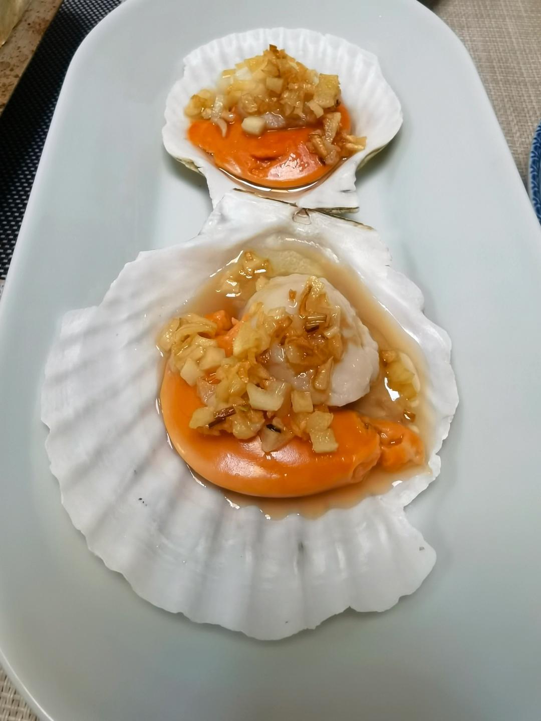 蒜蓉粉丝蒸扇贝