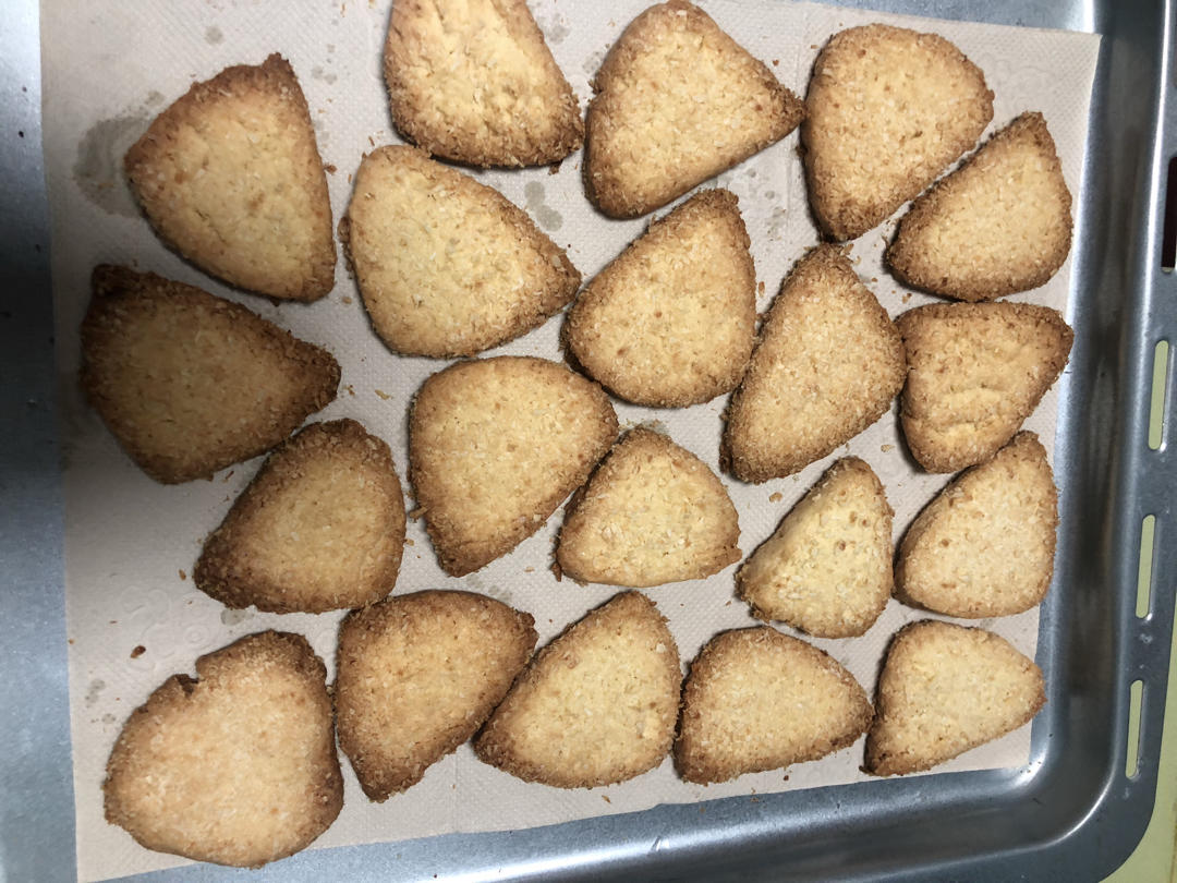 👏让人无法拒绝的小饼干🍪｜酥掉渣的椰蓉饼干｜