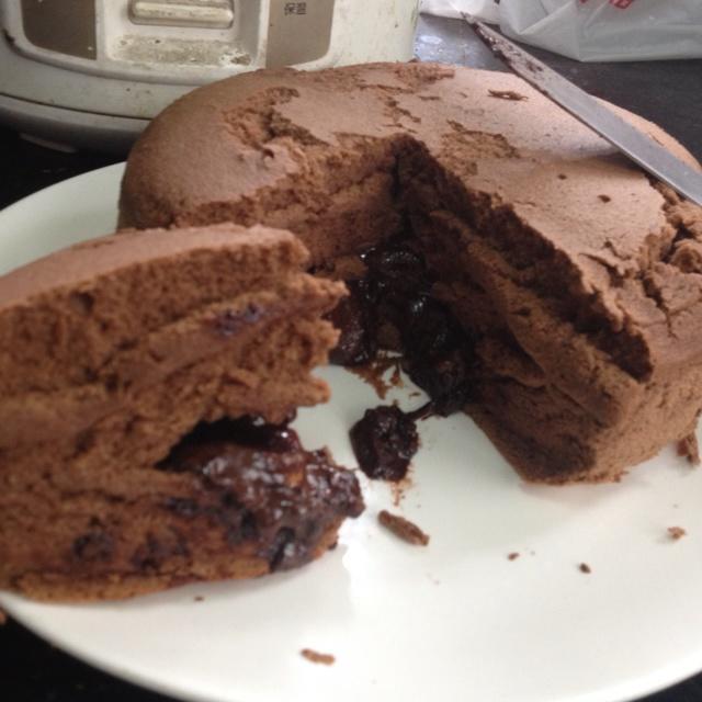 电饭煲版流心巧克力蛋糕的做法