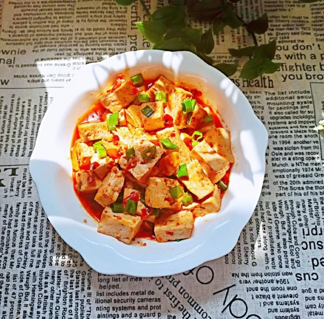 香辣内酯豆腐｜微波炉版