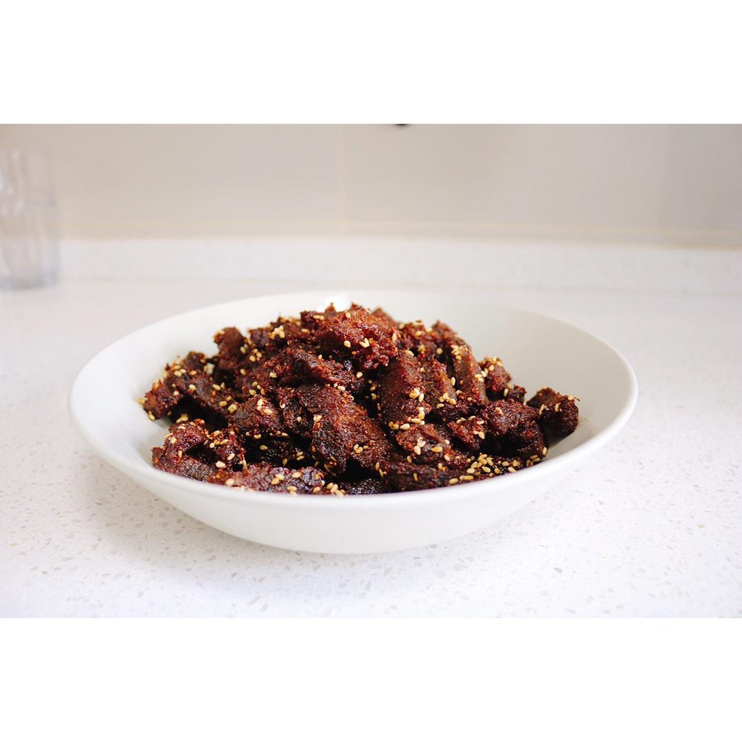 香辣牛肉干（内含宝宝吃的无辣版本）