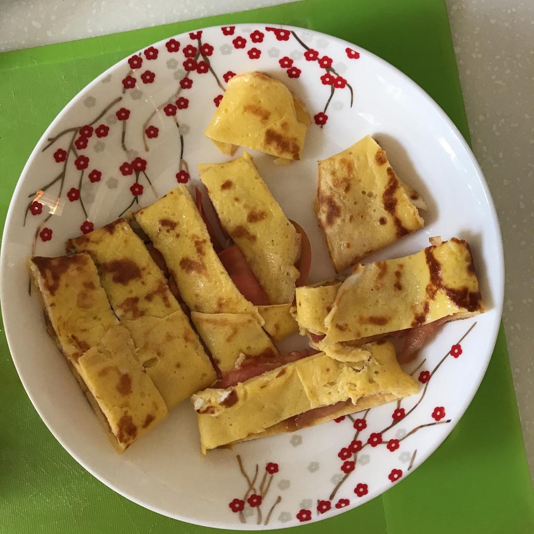 【快手辅食】香蕉酸奶卷饼（12m+）