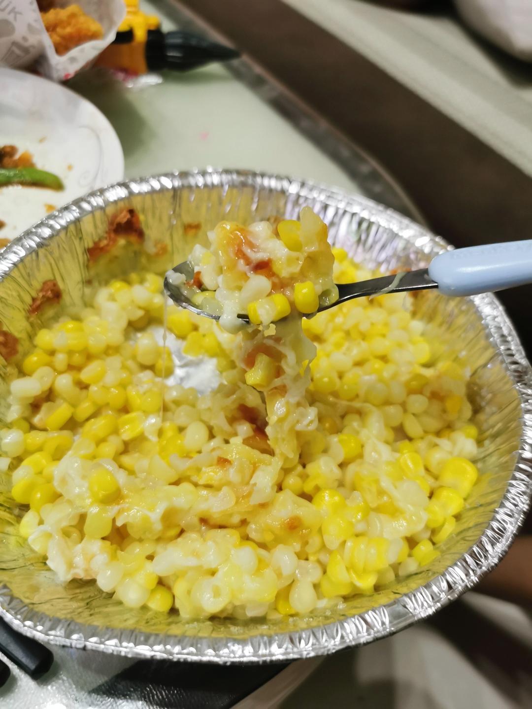 超拉丝‼️零失败‼️奶香芝士焗玉米粒