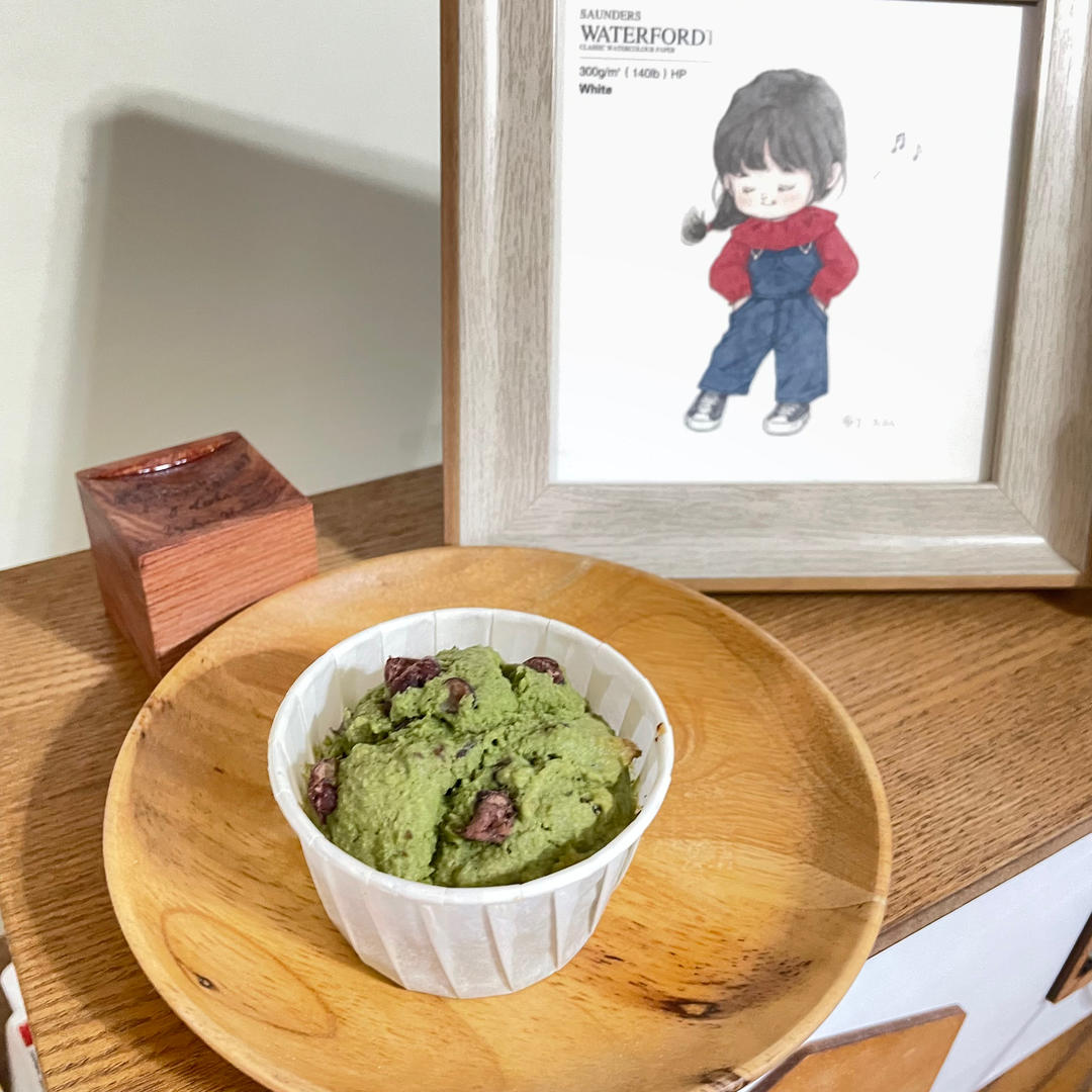 抹茶红豆玛芬