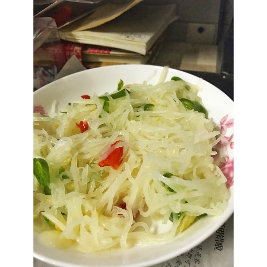 清炒白萝卜丝