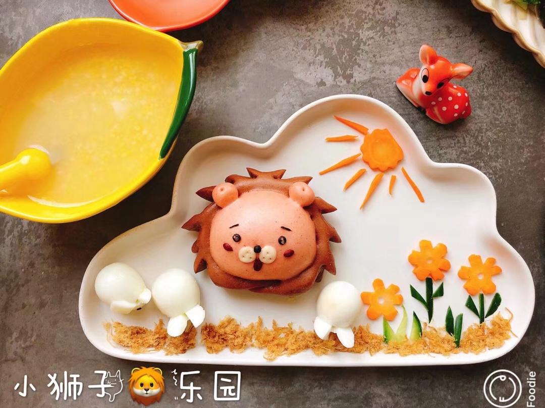 卡通小狮子馒头