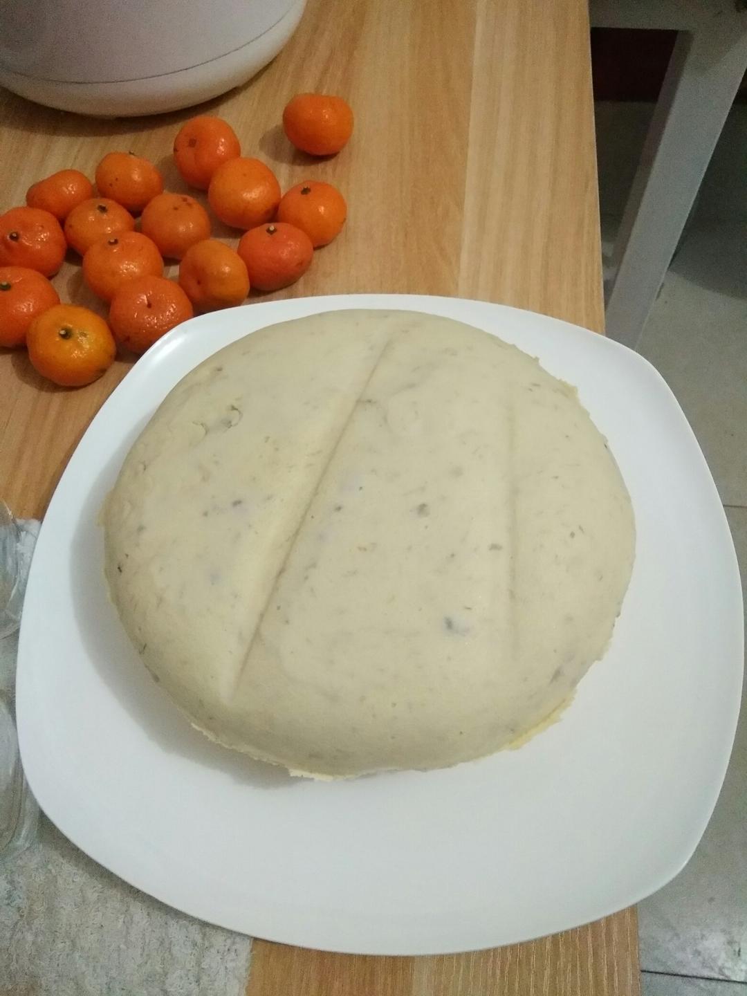香蕉蒸蛋糕