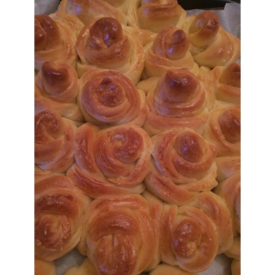 玫瑰花面包
