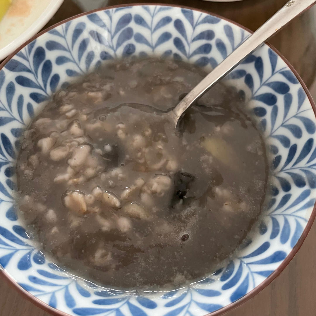 （减脂）燕麦皮蛋粥