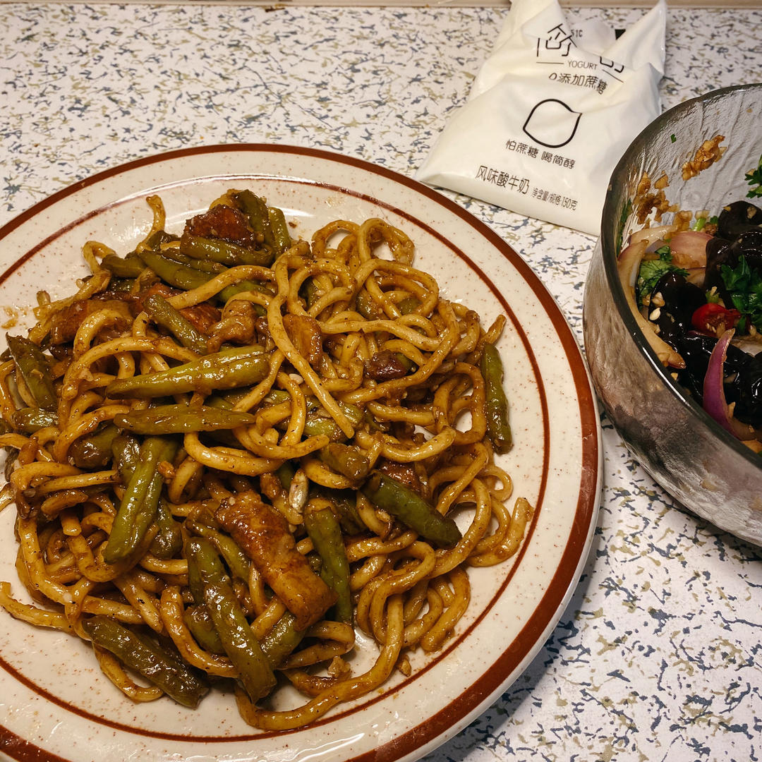 芸豆焖面（附万能的腌肉不老的办法）