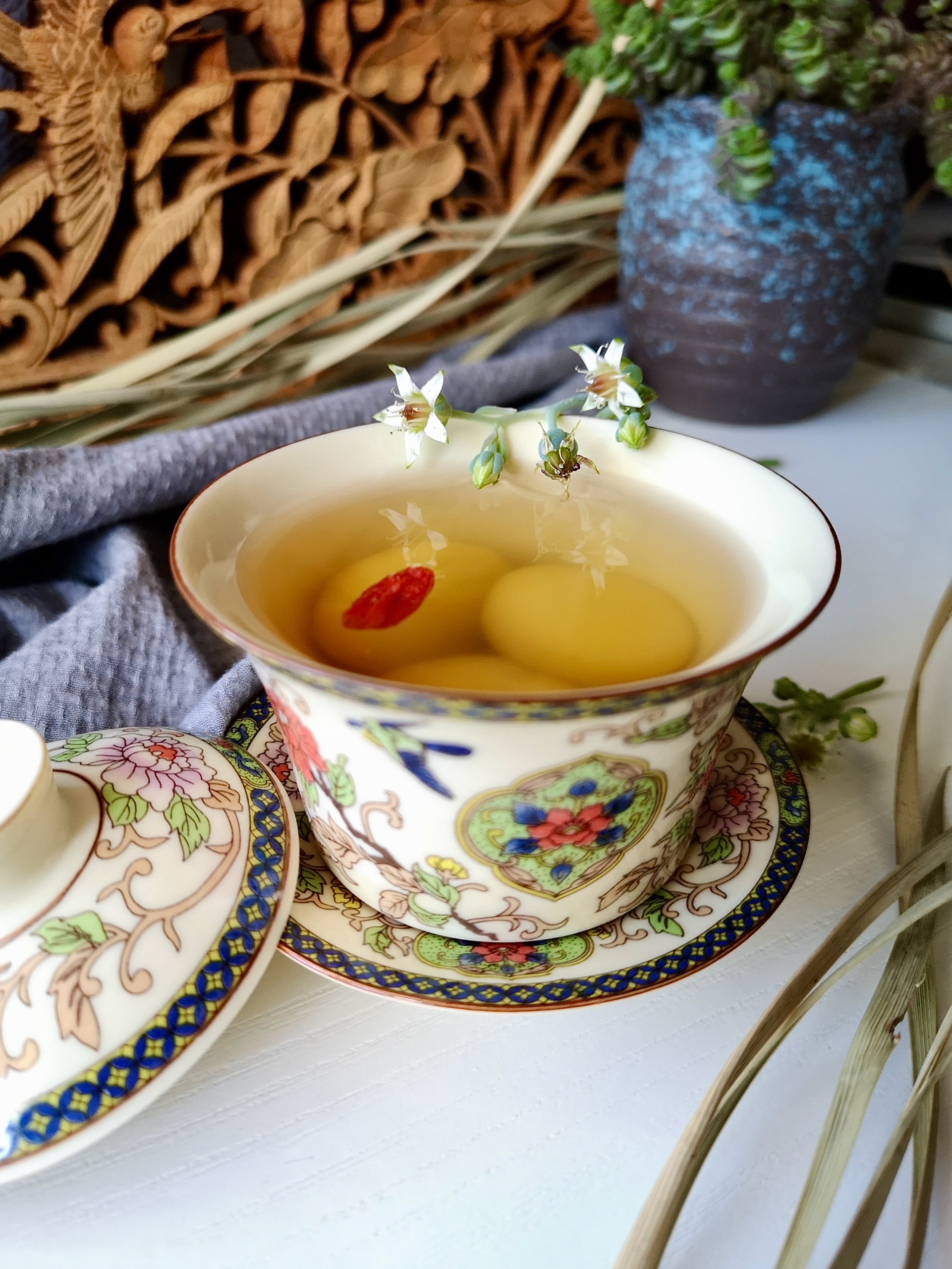 冬日茶食｜解锁低卡汤圆新吃法 🐲龙井汤圆的做法